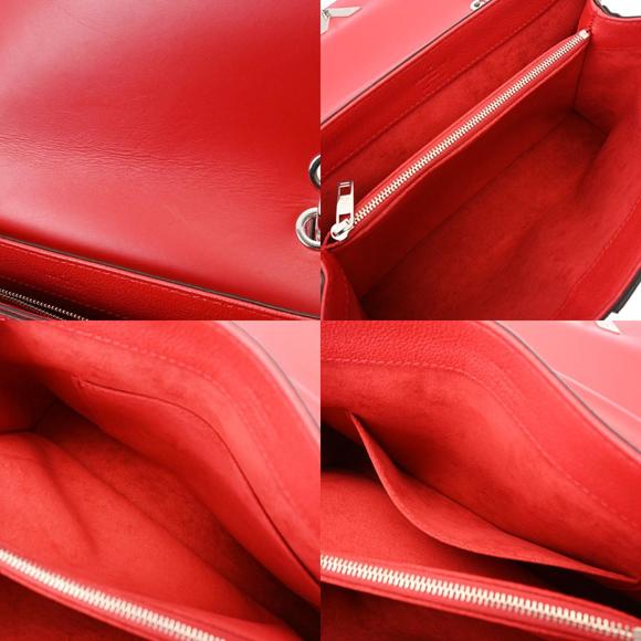 Louis Vuitton Very One Leather Handbag Red - Picture 10 of 12